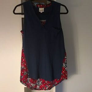 Anthroplogie Navy Tank